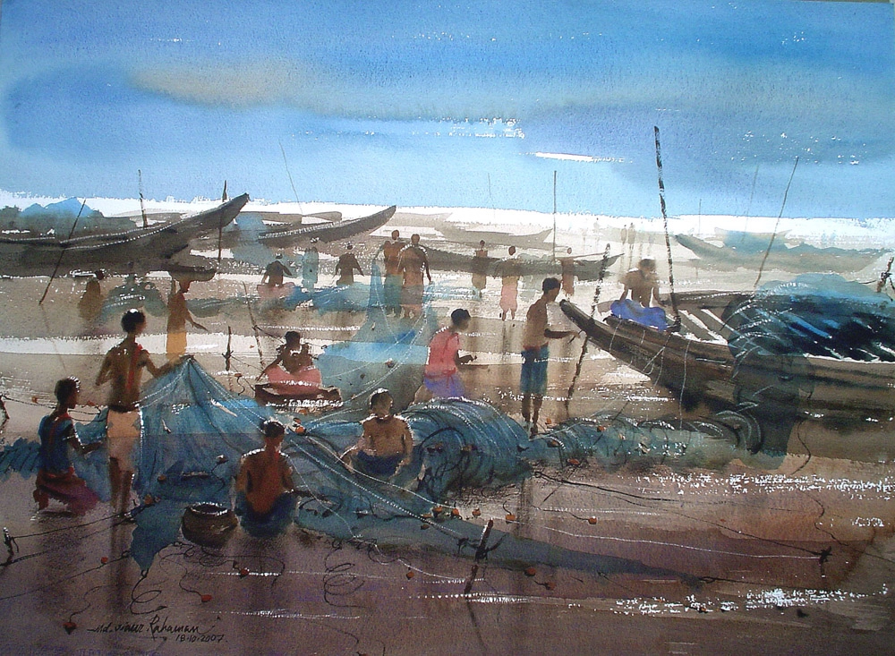 نقاشی آبرنگ معروف