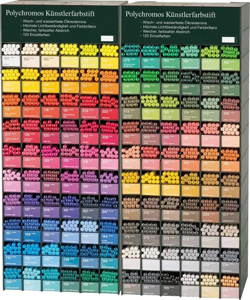 مداد رنگی پلی کروم تک رنگ فابر کاستل